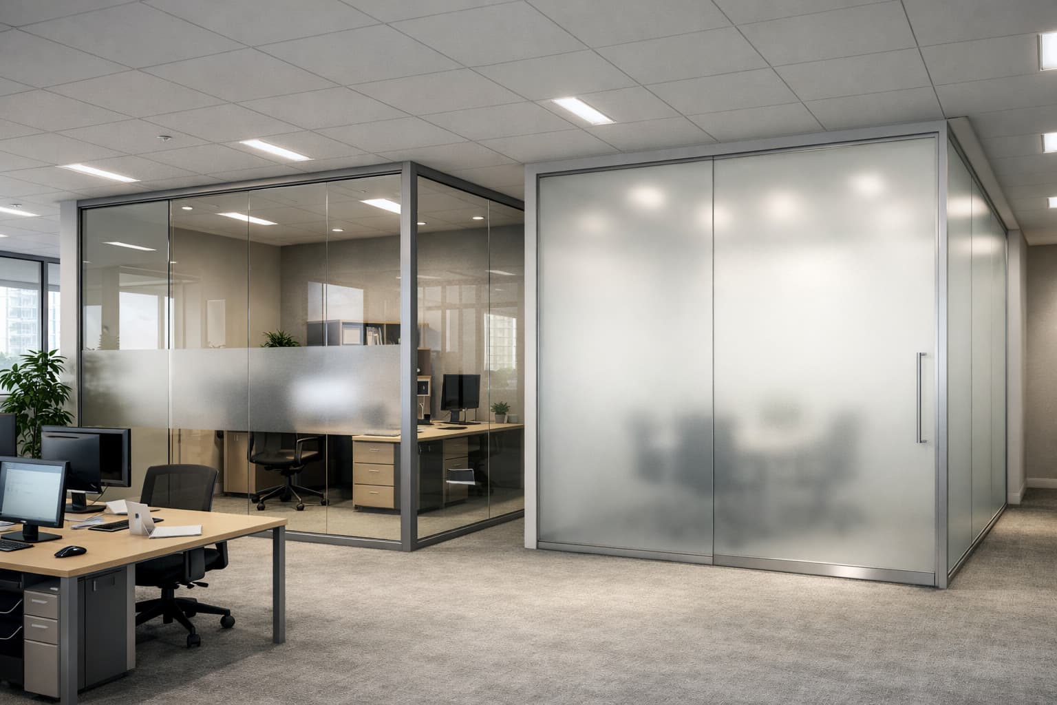 Privacy Films vs Frosted Films